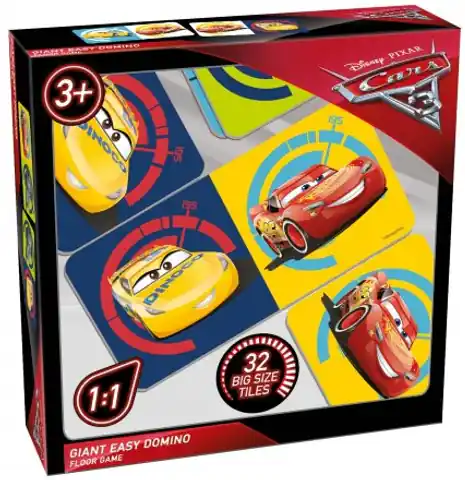 ⁨PUZZLE GAME GIANT DOMINO CARS CARS 3 TACTIC⁩ at Wasserman.eu