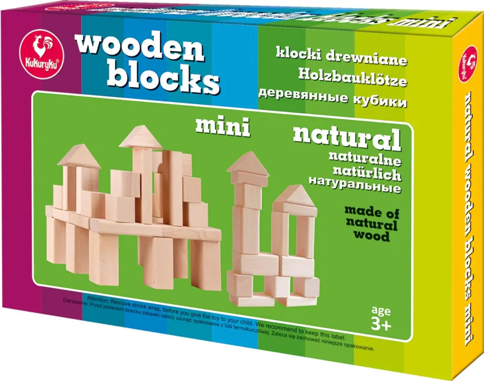 ⁨NATURAL WOODEN BLOCKS KUKURYKU 19 EL⁩ at Wasserman.eu