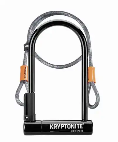 ⁨Zapięcie rowerowe U-Lock Kryptonite Keeper 12 Standard 10.2 x 20.3 (+linka)⁩ w sklepie Wasserman.eu
