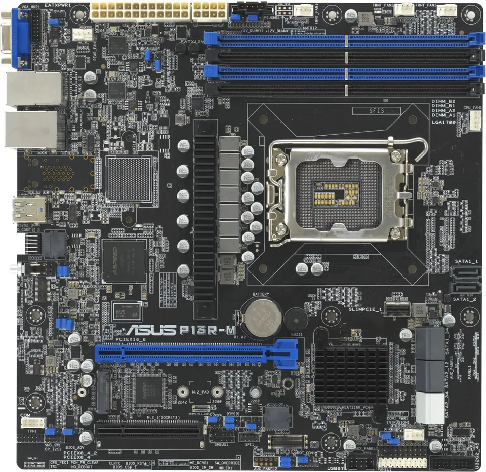 ⁨ASUS P13R-M Intel C262 LGA 1700 micro ATX⁩ at Wasserman.eu