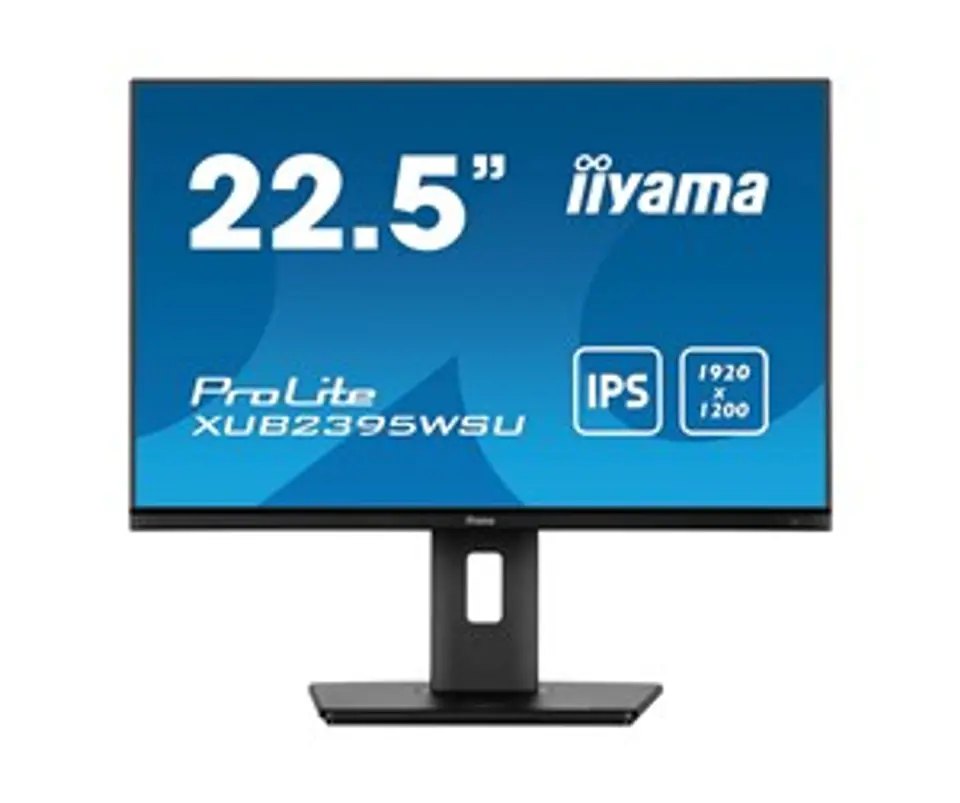 ⁨Monitor IIYAMA ProLite XUB2395WSU-B5 (22.5" /IPS /75Hz /1920 x 1200 /Czarny)⁩ w sklepie Wasserman.eu