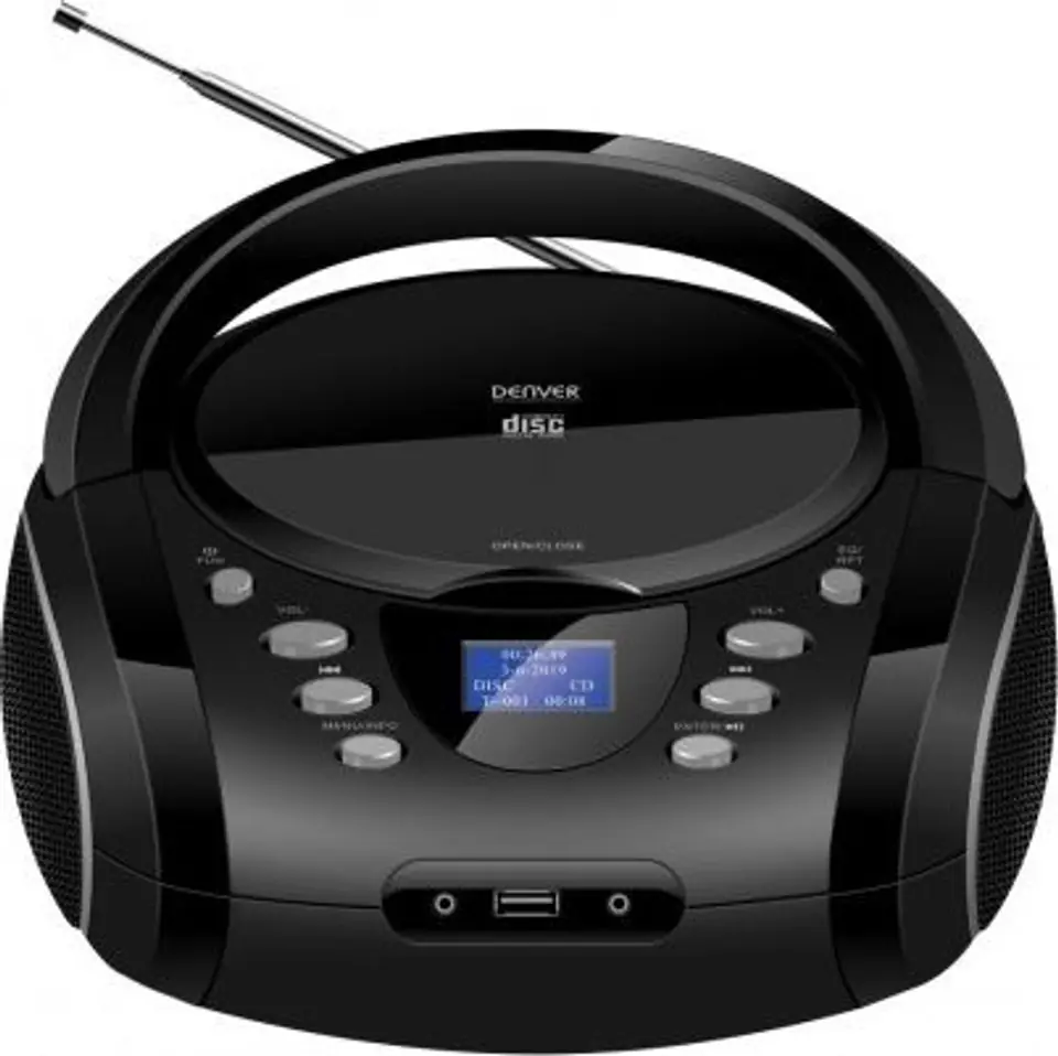 ⁨BT Denver TDB-10 boombox with DAB+ and FM radio⁩ at Wasserman.eu