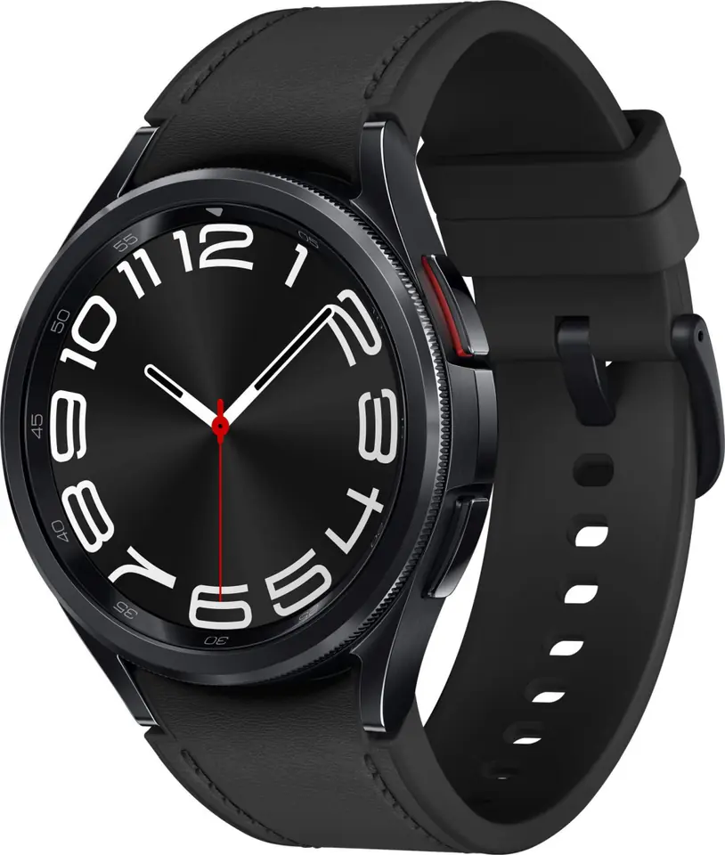⁨Galaxy Watch 6 (R950) 43 mm Czarny SAMSUNG Wear OS Czarny⁩ w sklepie Wasserman.eu