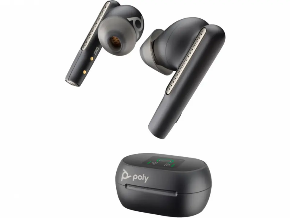 ⁨Słuchawki bezprzewodowe POLY Voyager Free 60+ UC (Czarny)⁩ w sklepie Wasserman.eu