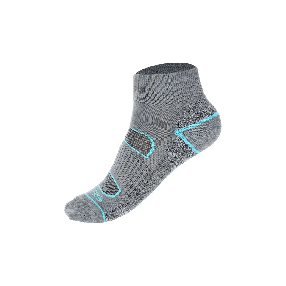 ⁨LADIES' WORK SOCKS GREY-TURQ., 1 PAIR, "35-38", LAHTI⁩ at Wasserman.eu