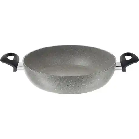 ⁨BALLARINI Ferrara deep frying pan with 2 handles granite 24 cm FERG3K0.24D⁩ at Wasserman.eu