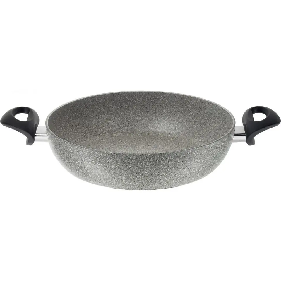 BALLARINI Ferrara deep frying pan with 2 handles granite 24 cm FERG3K0.24D at Wasserman.eu