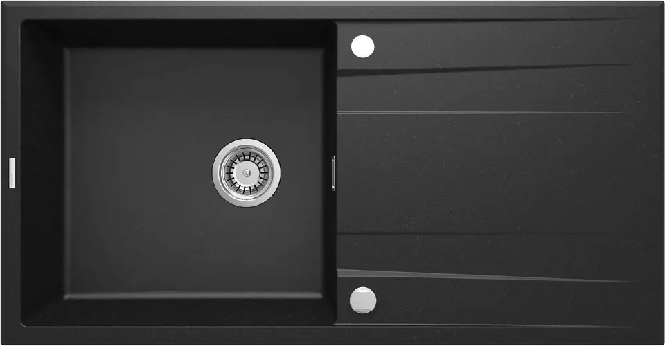 1-bowl granite sink with drainer at Wasserman.eu