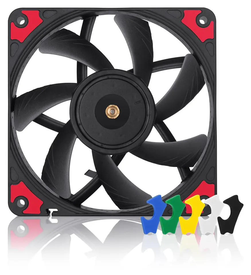 ⁨Noctua NF-A12X15 PWM CH.BK.S computer cooling component Computer case Fan 12 cm Black⁩ at Wasserman.eu