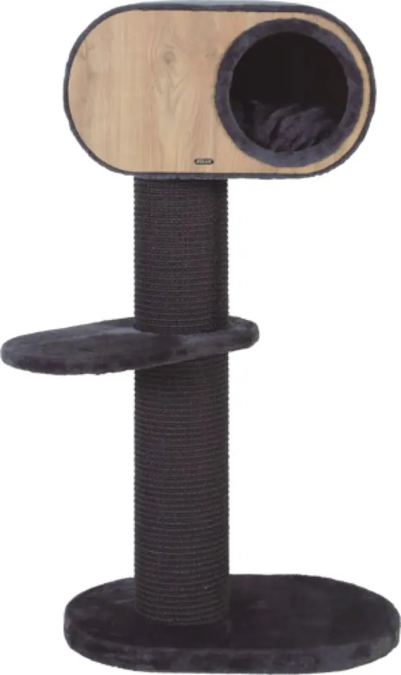 ⁨ZOLUX Scratching post Wonderful Cat 2 grey - cat scratcher - 60 x 42.5 x 114cm⁩ at Wasserman.eu