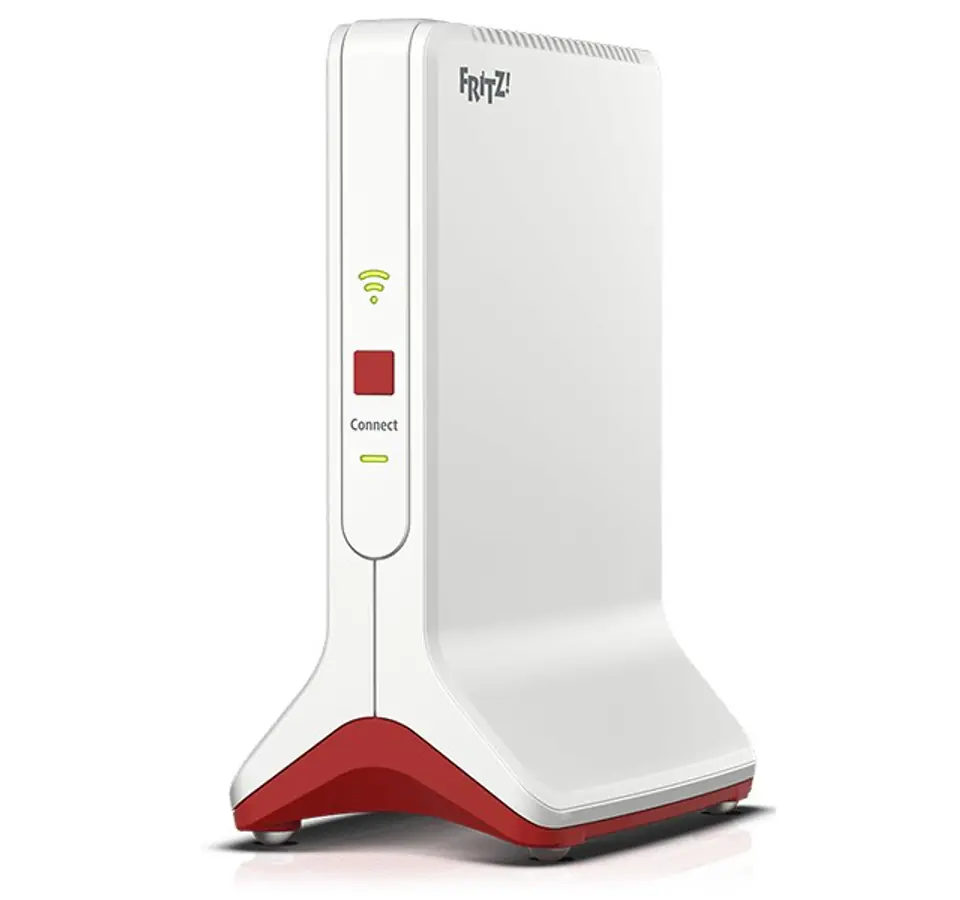 FRITZ!Repeater 6000 router bezprzewodowy Ethernet Tri-band (2.4 GHz/5 GHz/5 GHz) Czerwony, Biały w sklepie Wasserman.eu
