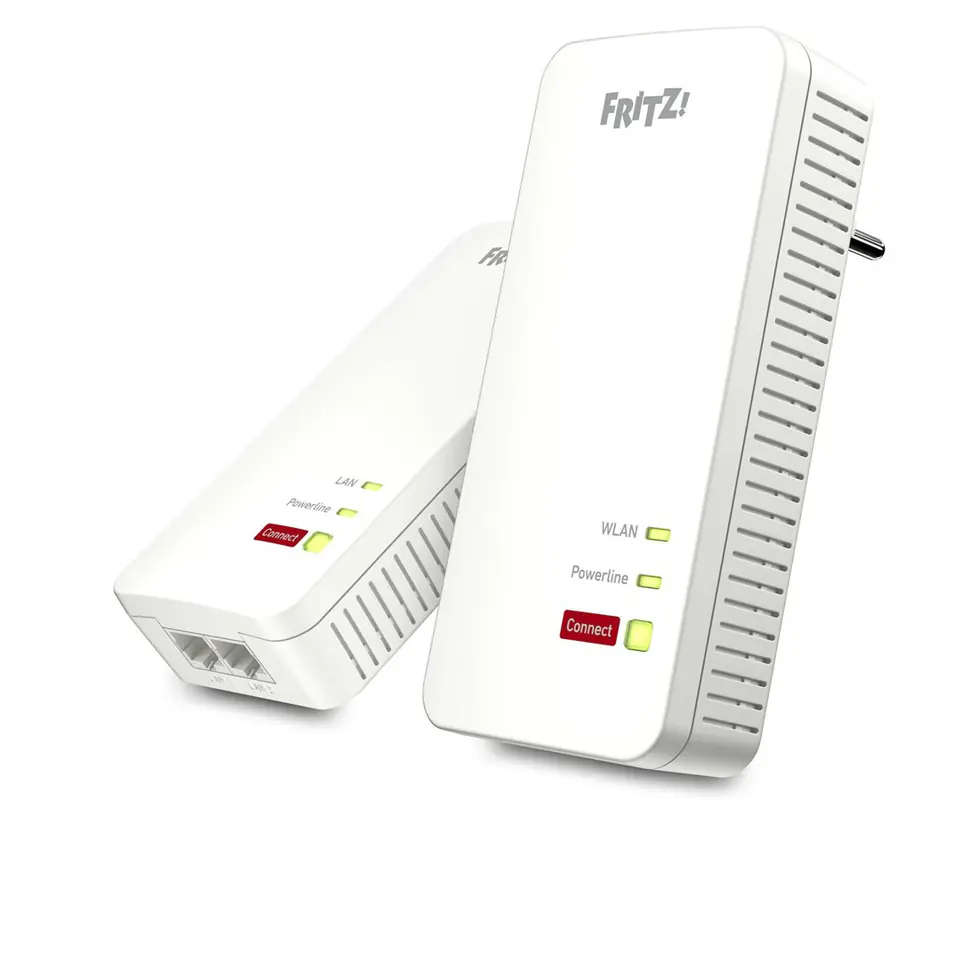 FRITZ!Powerline 1240 AX WLAN Set 1200 Mbit/s Przewodowa sieć LAN Wi-Fi Biały 2 szt. w sklepie Wasserman.eu