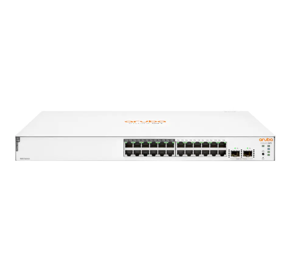 ⁨HPE Aruba Networking Aruba Instant On 1830 24G 12p Class4 PoE 2SFP 195W Managed L2 Gigabit Ethernet (10/100/1000) Power over Ethernet (PoE) 1U⁩ at Wasserman.eu