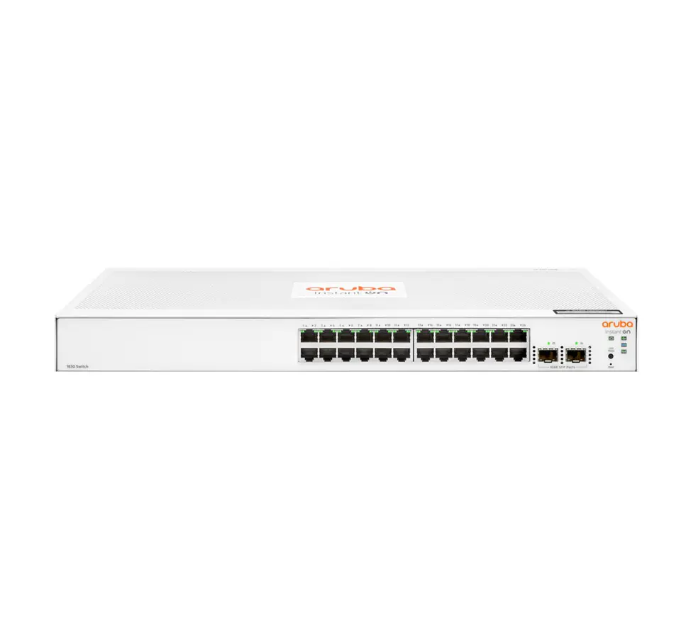 ⁨Aruba Instant On 1830 24G 2SFP Managed L2 Gigabit Ethernet (10/100/1000) 1U⁩ at Wasserman.eu