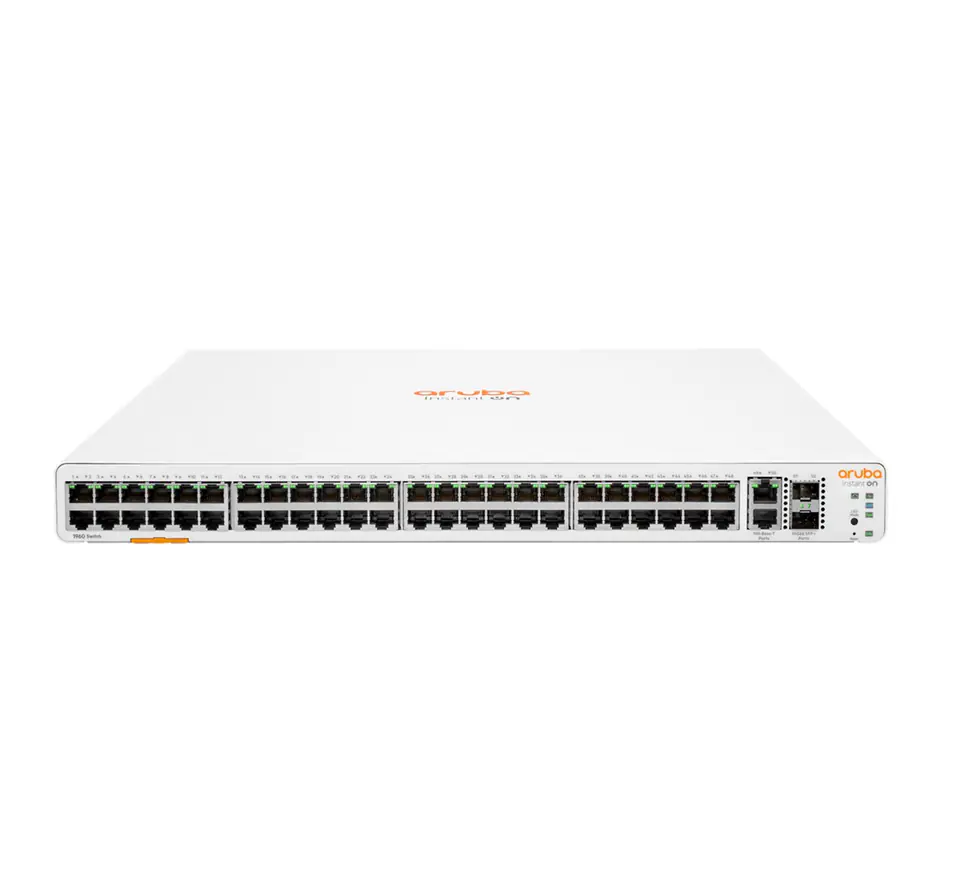 Aruba Instant On 1960 48G 2XGT 2SFP+ Managed L2+ Gigabit Ethernet (10/100/1000) 1U White at Wasserman.eu
