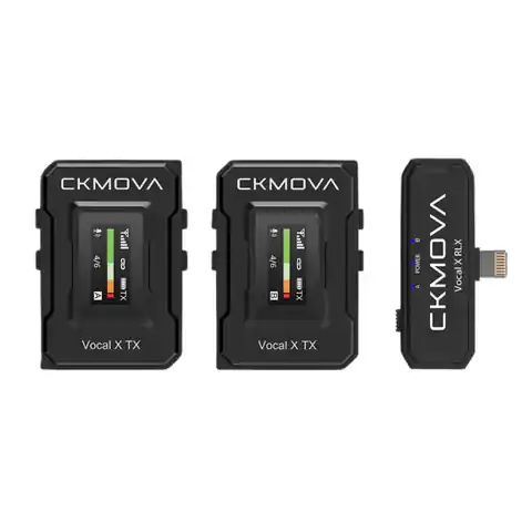 ⁨CKMOVA Vocal X V6 MK2 - Bezprzewodowy system lightning z dwoma mikrofonami⁩ w sklepie Wasserman.eu