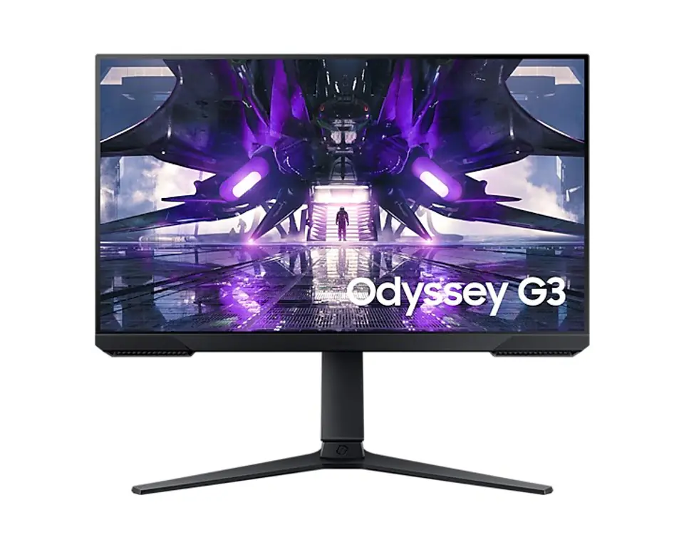 ⁨Samsung G30A monitor komputerowy 61 cm (24") 1920 x 1080 px Full HD LED Czarny⁩ w sklepie Wasserman.eu