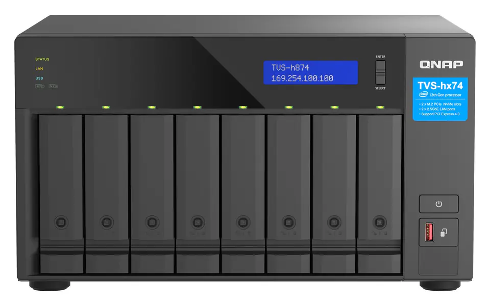 ⁨QNAP SERWER PLIKÓW TVS-H874-I5-32G⁩ w sklepie Wasserman.eu
