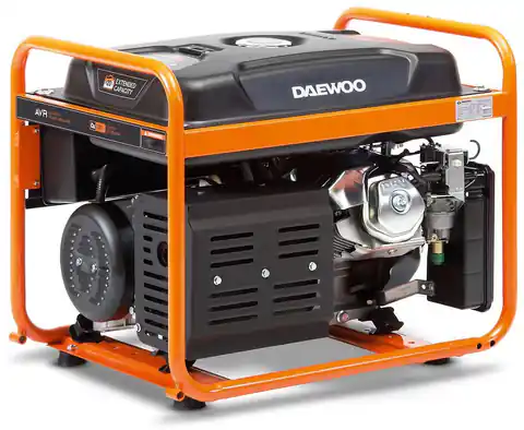 ⁨Daewoo GDA 6500E engine-generator 5000 W 30 L Petrol Orange, Black⁩ at Wasserman.eu
