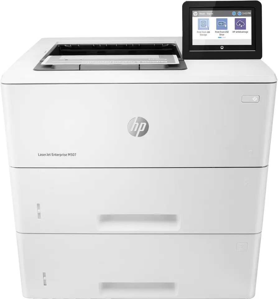 ⁨HP LaserJet Enterprise M507x, Czerń i biel, Drukarka do Drukowanie, Drukowanie dwustronne⁩ w sklepie Wasserman.eu