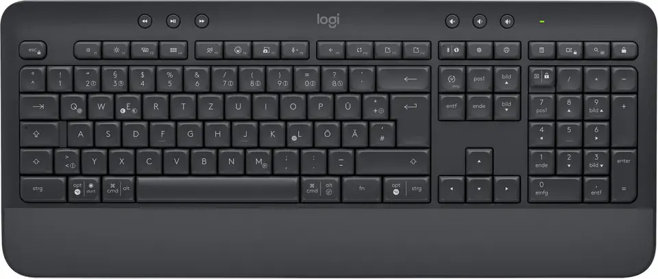 Logitech Signature K650 klawiatura Biuro Bluetooth QWERTZ Niemiecki Grafitowy w sklepie Wasserman.eu