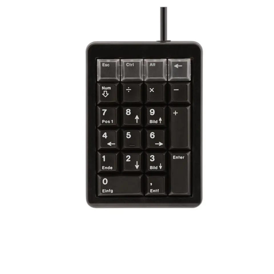 ⁨CHERRY G84-4700 numeric keypad Laptop/PC USB Black⁩ at Wasserman.eu