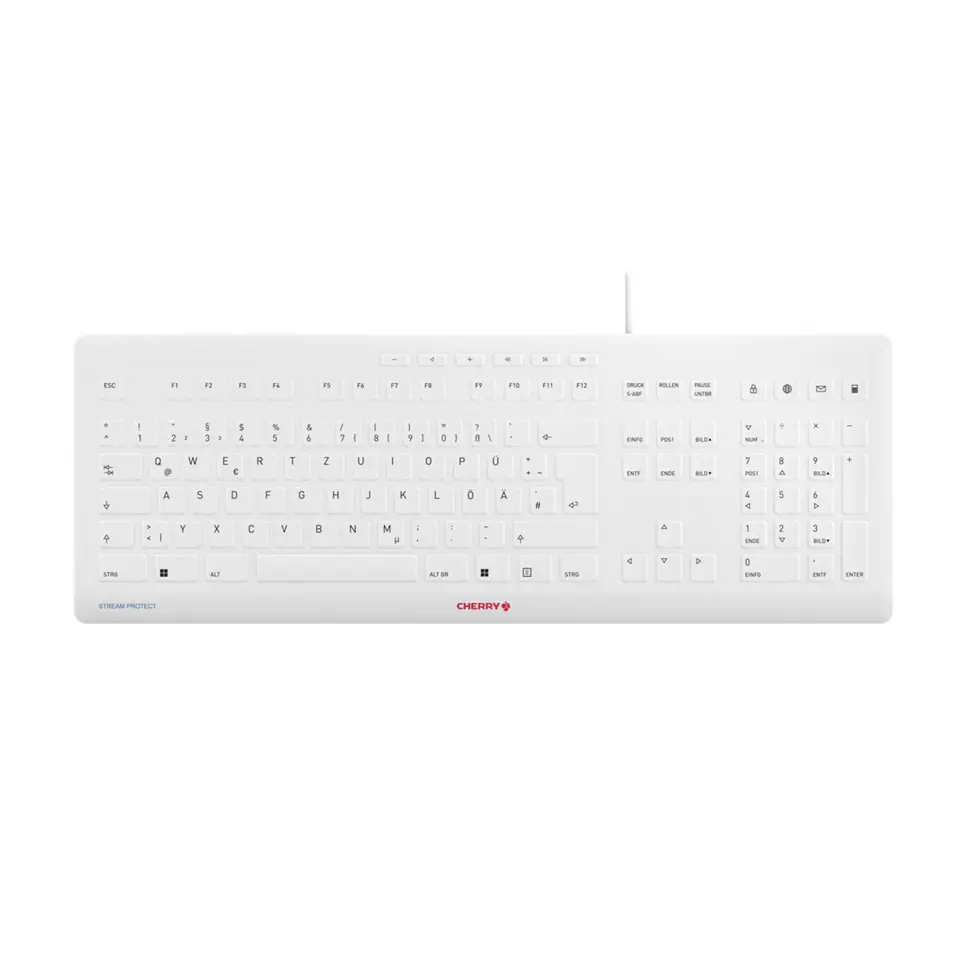 ⁨CHERRY Stream keyboard Universal USB QWERTZ German Grey⁩ at Wasserman.eu