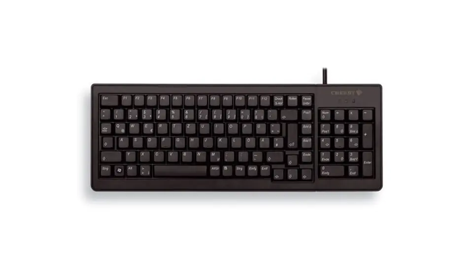 ⁨CHERRY XS Complete klawiatura Uniwersalne USB QWERTZ Niemiecki Czarny⁩ w sklepie Wasserman.eu