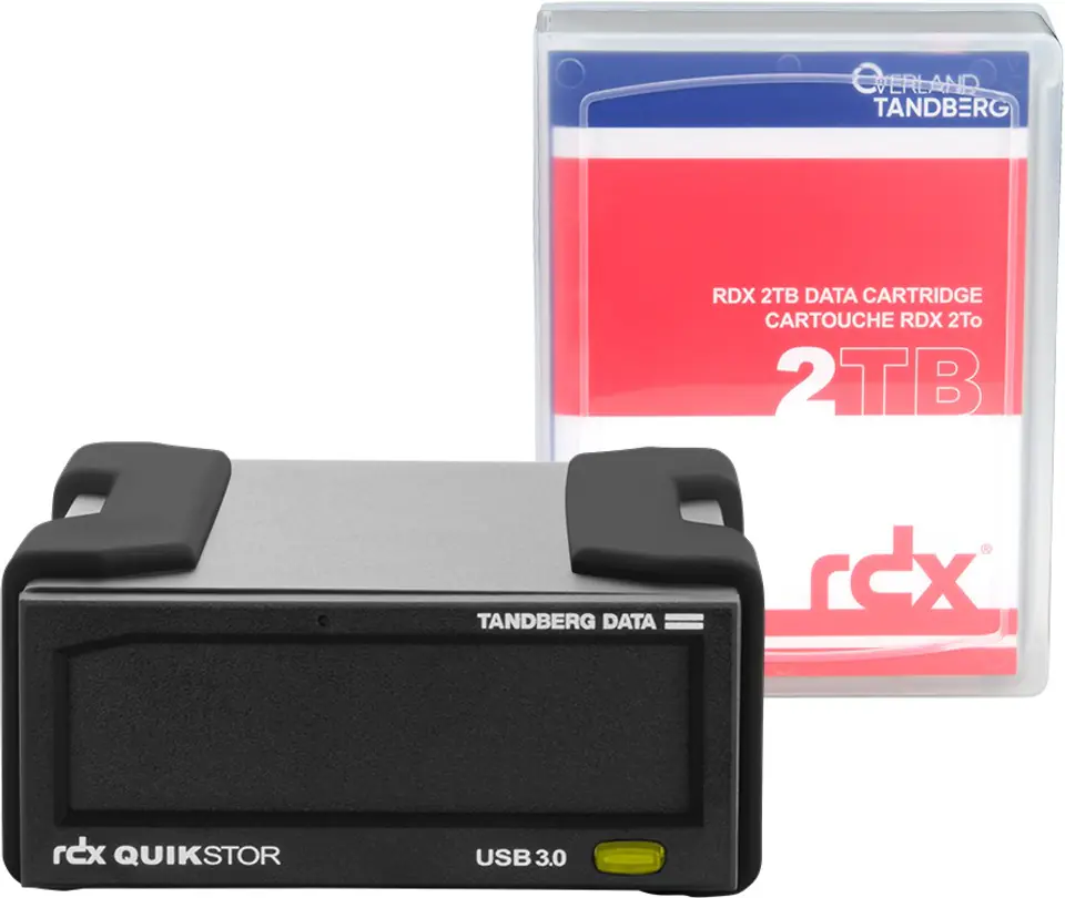 Overland-Tandberg RDX External drive kit with 2TB HDD, USB3+ at Wasserman.eu