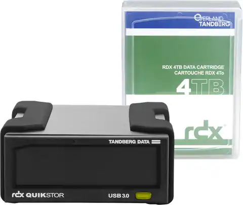⁨Overland-Tandberg RDX External drive kit with 4TB HDD, USB3+⁩ at Wasserman.eu