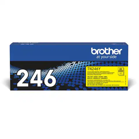 ⁨Brother TN-246Y toner cartridge 1 pc(s) Original Yellow⁩ at Wasserman.eu