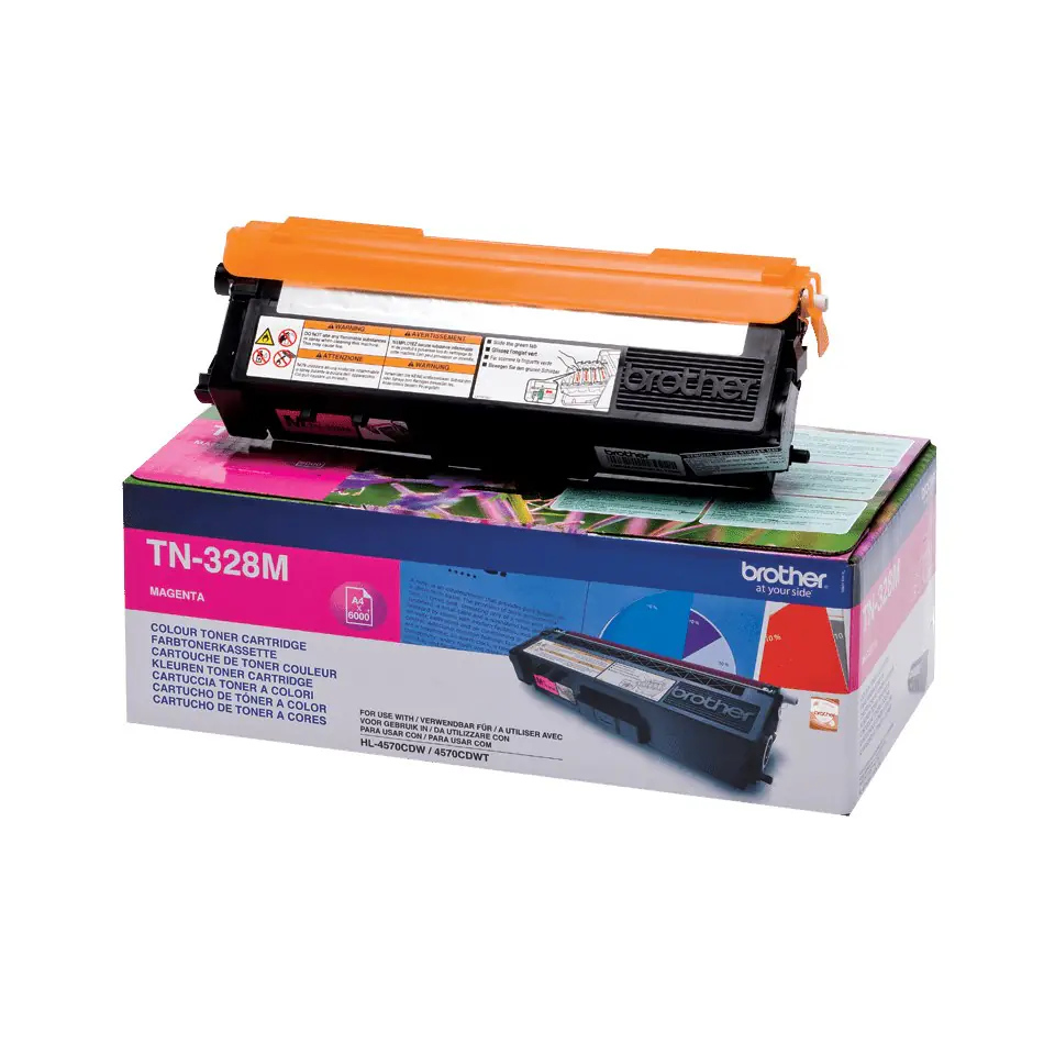 ⁨Brother TN-328M toner cartridge 1 pc(s) Original Magenta⁩ at Wasserman.eu