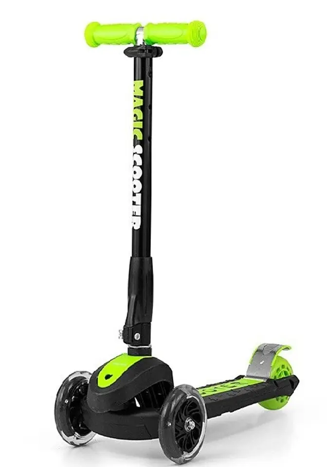 HULAJNOGA TRÓJKOŁOWA SCOOTER MAGIC GREEN ZIELONA #B1 w sklepie Wasserman.eu