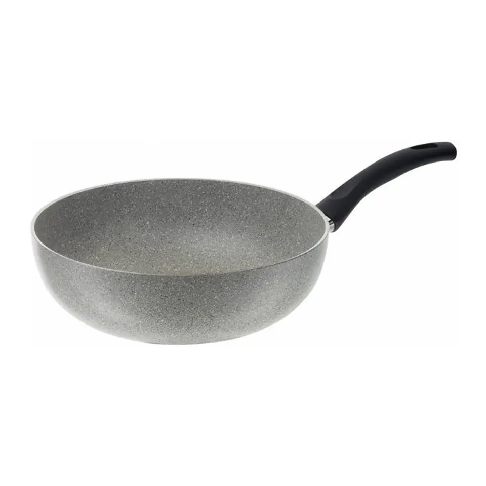 ⁨BALLARINI Ferrara Wok granite frying pan 28 cm FERG9V0.28U⁩ at Wasserman.eu