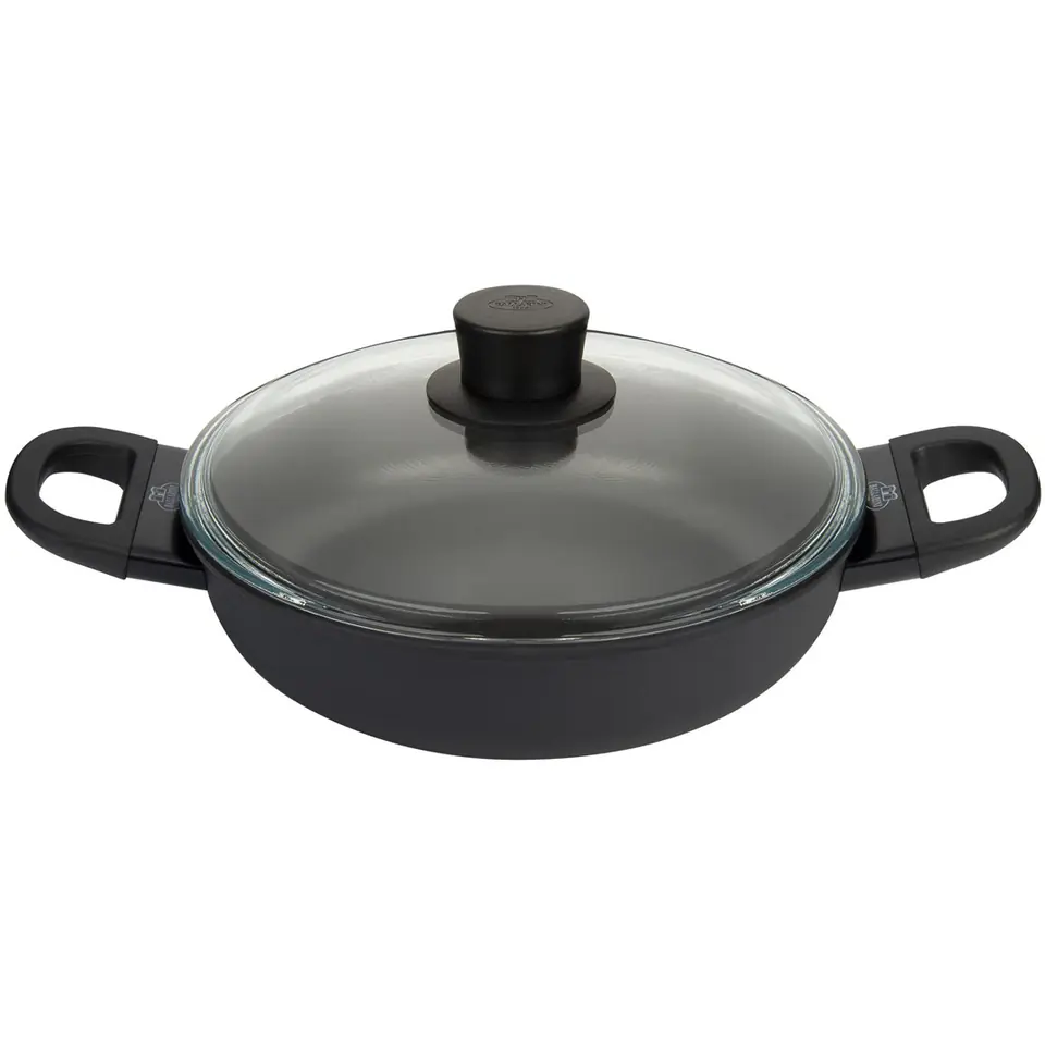 ⁨Frying Pan Ballarini Avola, Deep with 2 handles, titanium, 24 cm 75002-922-0⁩ at Wasserman.eu