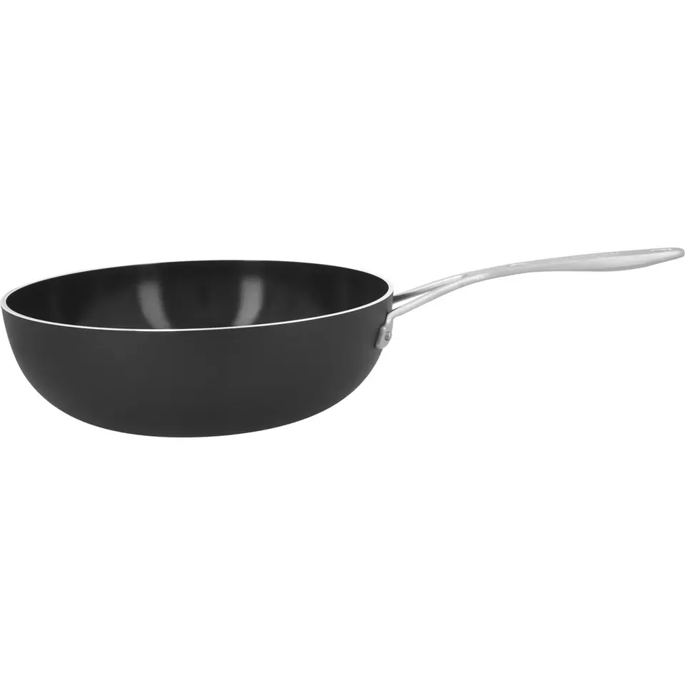DEMEYERE INDUSTRY 3 Wok/Stir-Fry pan Round 40851-450-0 - 28 CM at Wasserman.eu