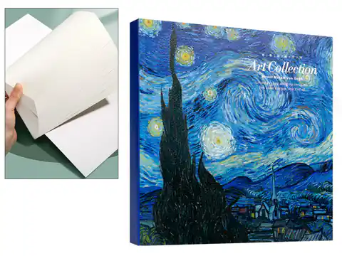 ⁨Blok rysunkowy/szkicownik - V. van Gogh, Gwiaździsta Noc.⁩ w sklepie Wasserman.eu