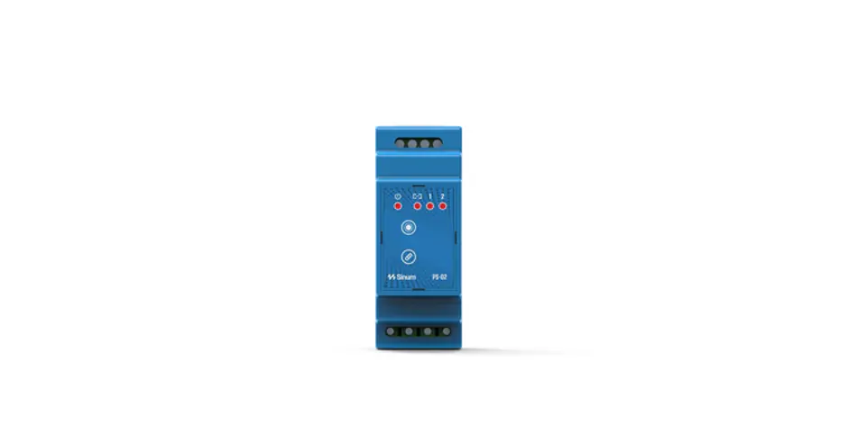 ⁨Wired Din Rail Relay Blue PSZ-02M Tech Controllers⁩ at Wasserman.eu