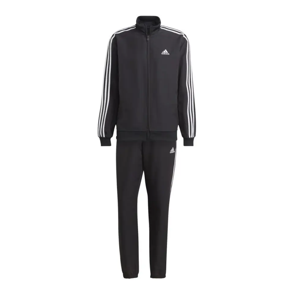 ⁨Dres adidas 3-Stripes Woven Track Suit M (kolor Czarny, rozmiar S (173cm))⁩ w sklepie Wasserman.eu