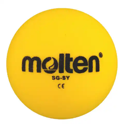 ⁨Piłka piankowa Molten Soft (kolor Żółty)⁩ w sklepie Wasserman.eu