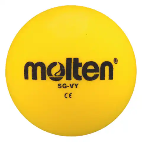 ⁨Piłka piankowa Molten Soft (kolor Żółty)⁩ w sklepie Wasserman.eu