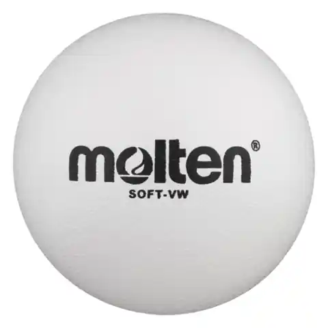 ⁨Piłka piankowa Molten Soft (kolor Biały)⁩ w sklepie Wasserman.eu