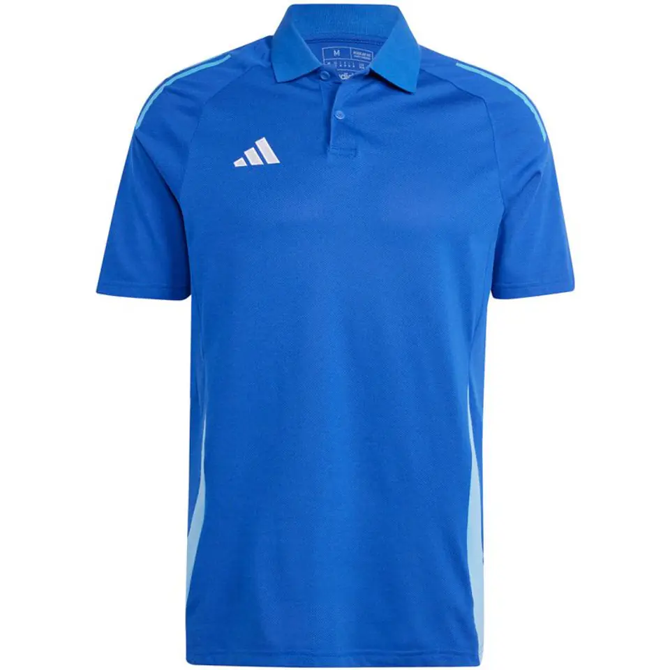 ⁨Koszulka adidas Tiro 24 Competition Polo M (kolor Niebieski, rozmiar S)⁩ w sklepie Wasserman.eu