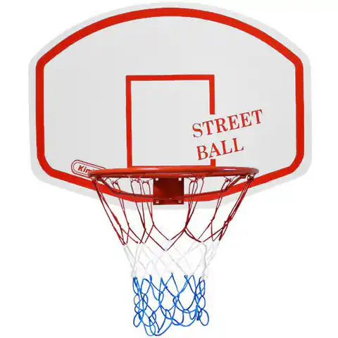 ⁨Tablica do koszykówki Kimet Street Ball (kolor Biały. Czerwony)⁩ w sklepie Wasserman.eu