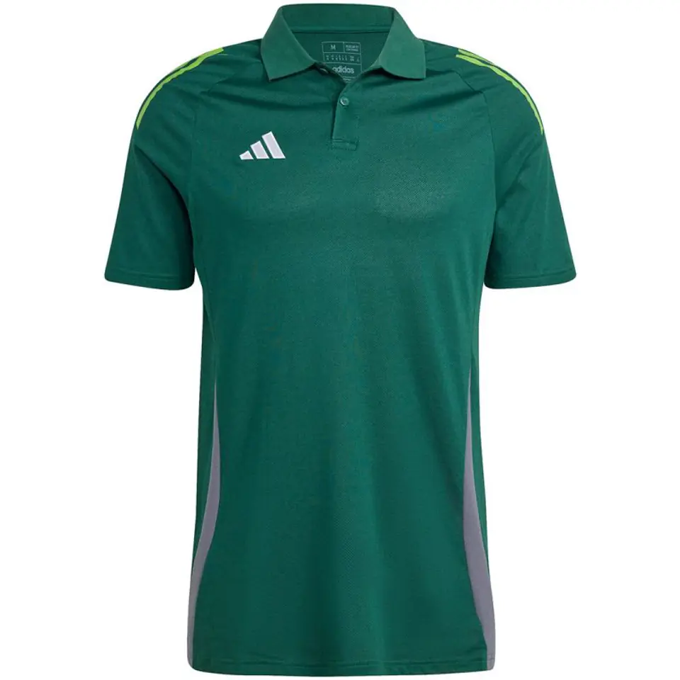 ⁨Koszulka adidas Tiro 24 Competition Polo M (kolor Zielony, rozmiar S)⁩ w sklepie Wasserman.eu