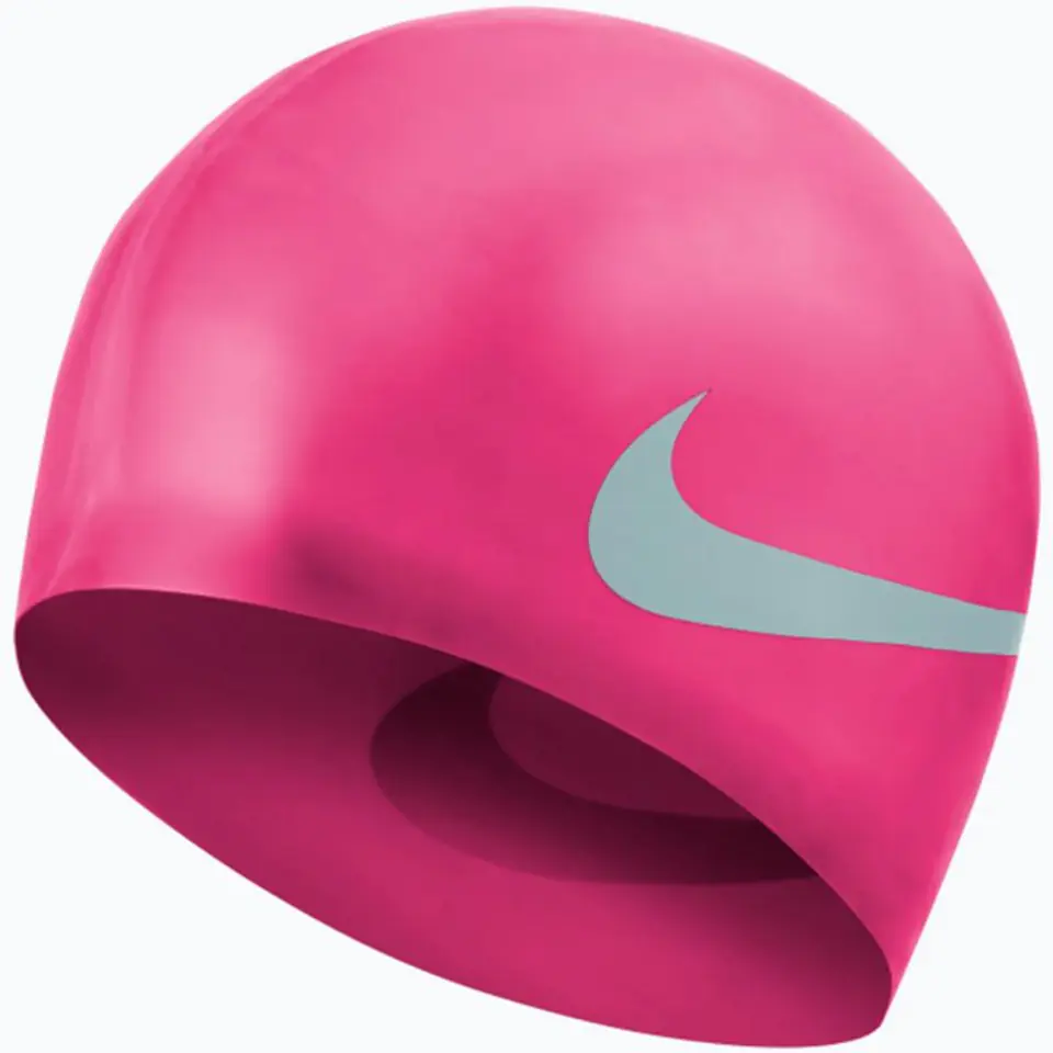 ⁨Czepek pływacki Nike Big Swoosh NESS816 (kolor Różowy)⁩ w sklepie Wasserman.eu