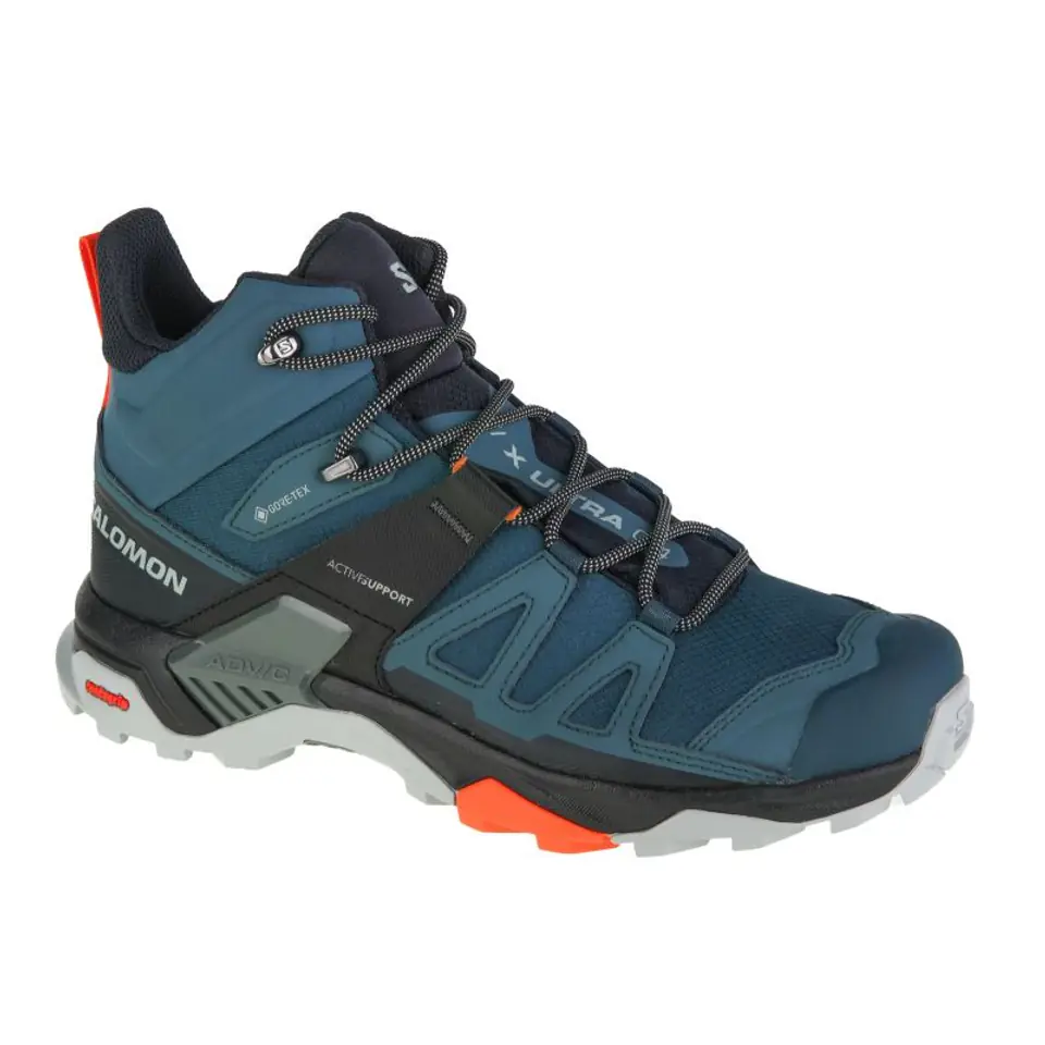 ⁨Buty Salomon X Ultra 4 Mid GTX M (kolor Niebieski, rozmiar 44)⁩ w sklepie Wasserman.eu