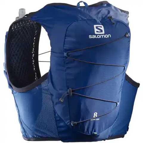 ⁨Plecak Salomon Active Skin 8 With Flasks (kolor Niebieski, rozmiar S)⁩ w sklepie Wasserman.eu