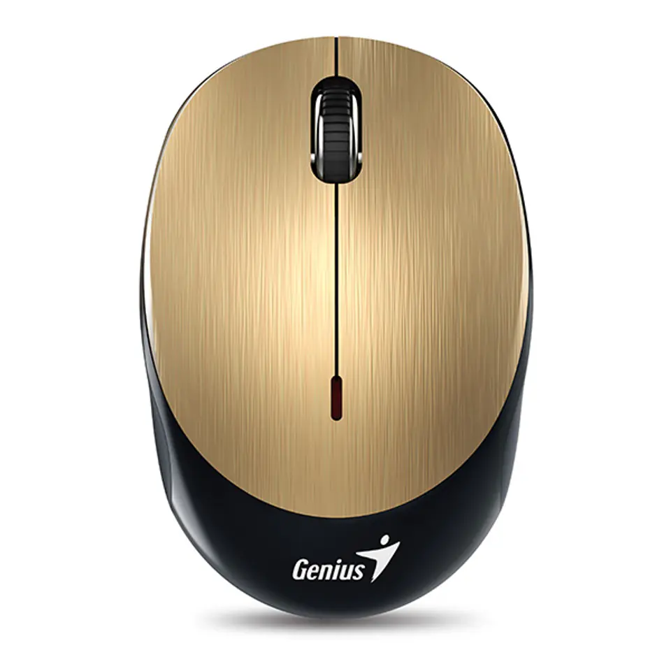 ⁨Mysz przewodowa, Genius NX-9000BT, złota, optyczna, 1200DPI, EOL⁩ w sklepie Wasserman.eu