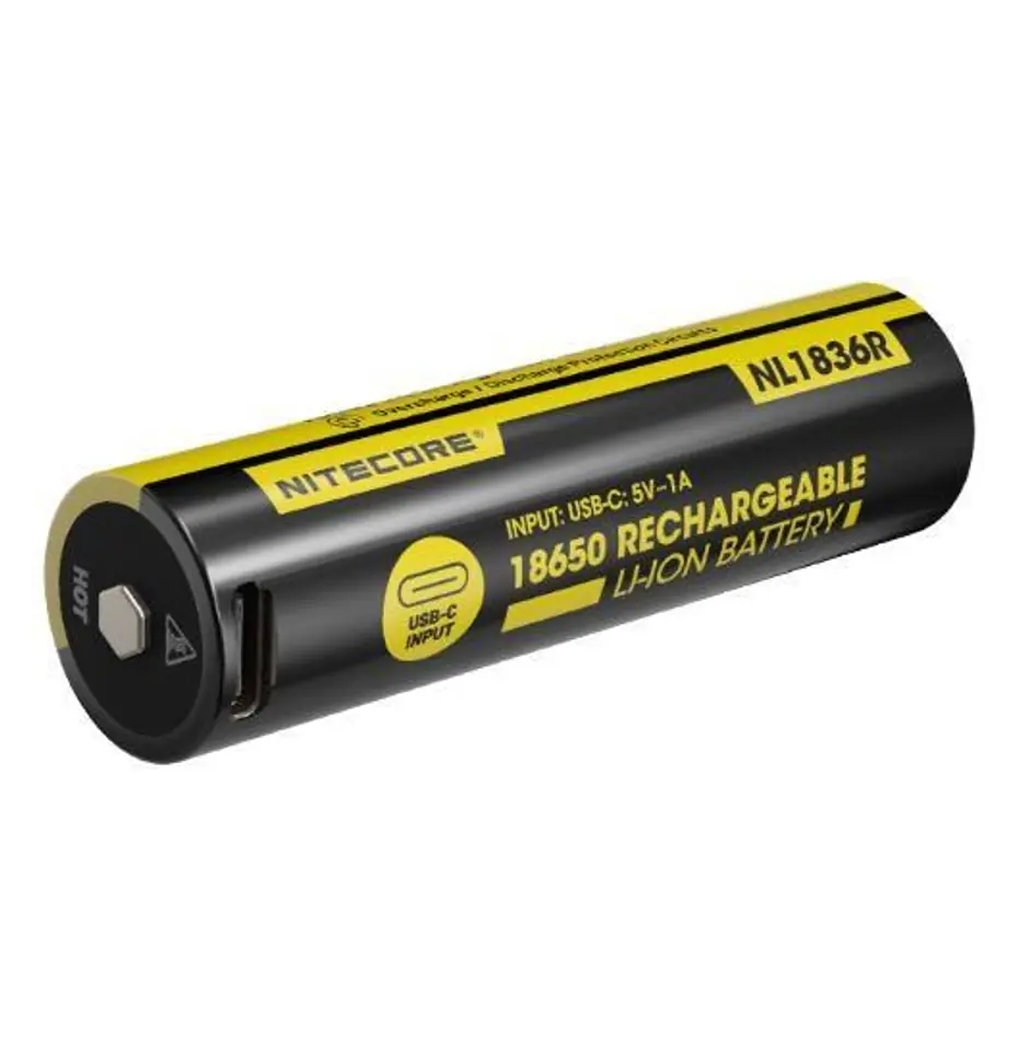 ⁨BATTERY RECH. LI-ION 3.6V/NL1836R(3600MAH) NITECORE⁩ at Wasserman.eu